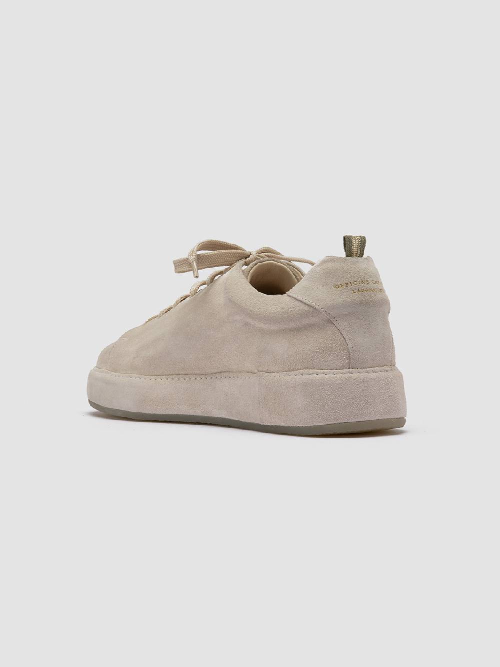 Officine Creative COVERED 001 Sneakers Basse in Pelle Scamosciata Grigia 2025
