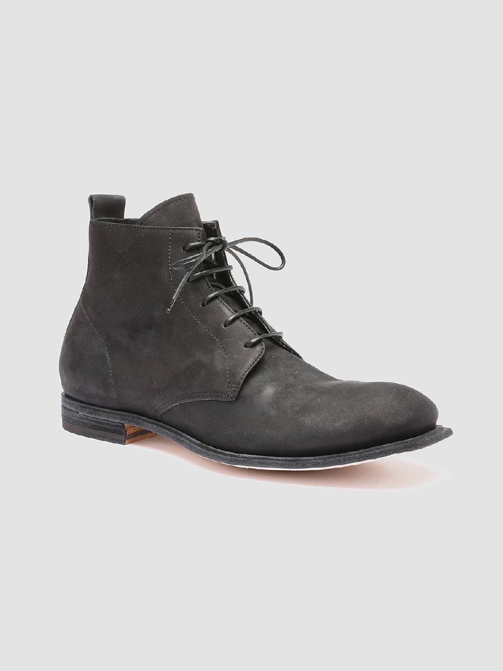 Officine Creative DURGA 002 Stivaletti in Pelle Scamosciata Nera Italy