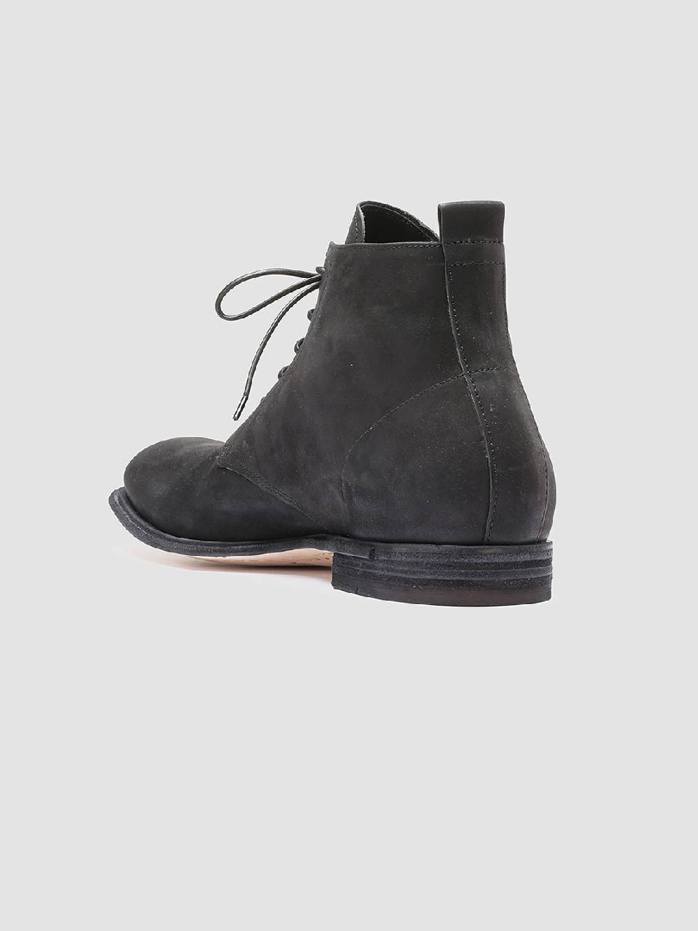 Officine Creative DURGA 002 Stivaletti in Pelle Scamosciata Nera Italy
