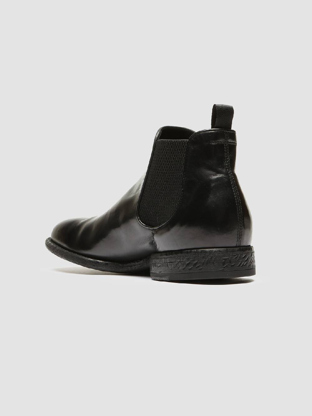 Officine Creative EMORY 012 Stivaletti Chelsea in Pelle Nera Italia