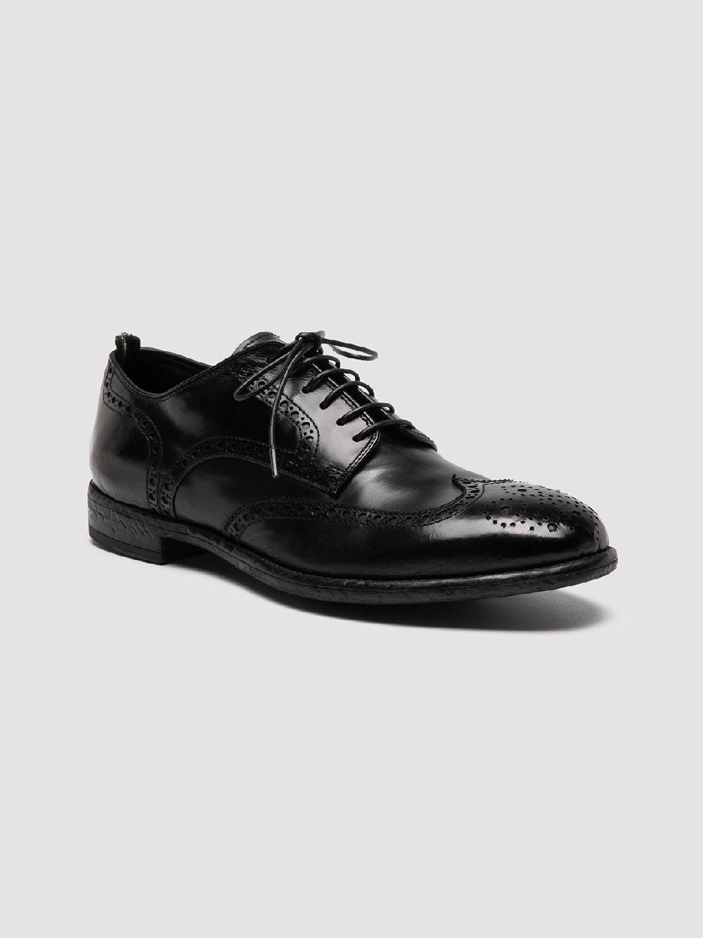 Officine Creative EMORY 015 Scarpe Derby in Pelle Nera 2025