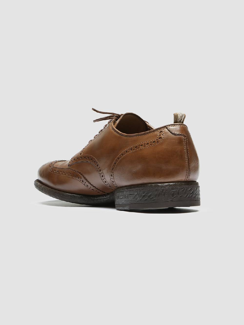 Officine Creative EMORY 015 Derby in Pelle Marrone In Linea