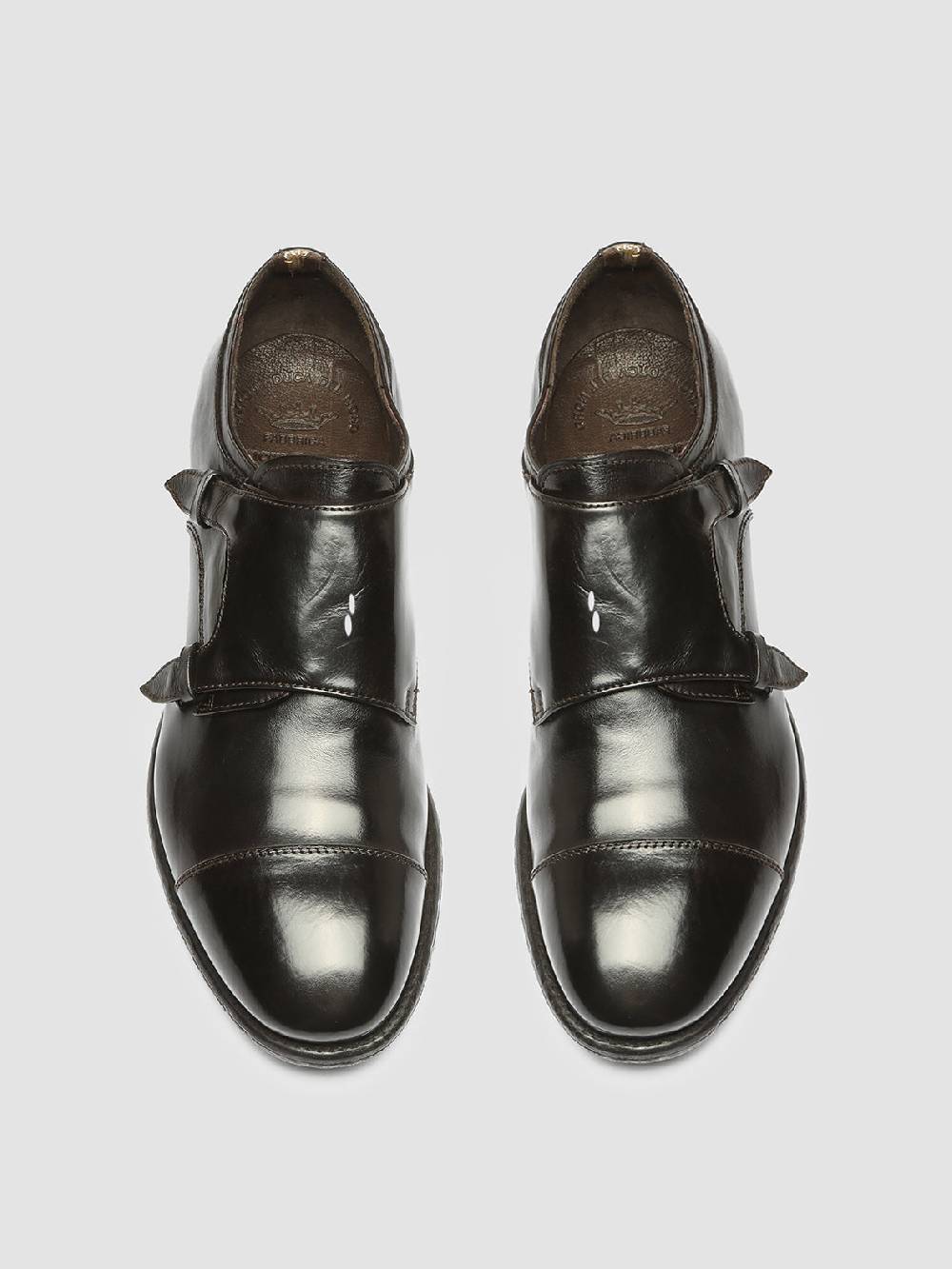 Officine Creative EMORY 017 Derby in Pelle Marrone Nuovo