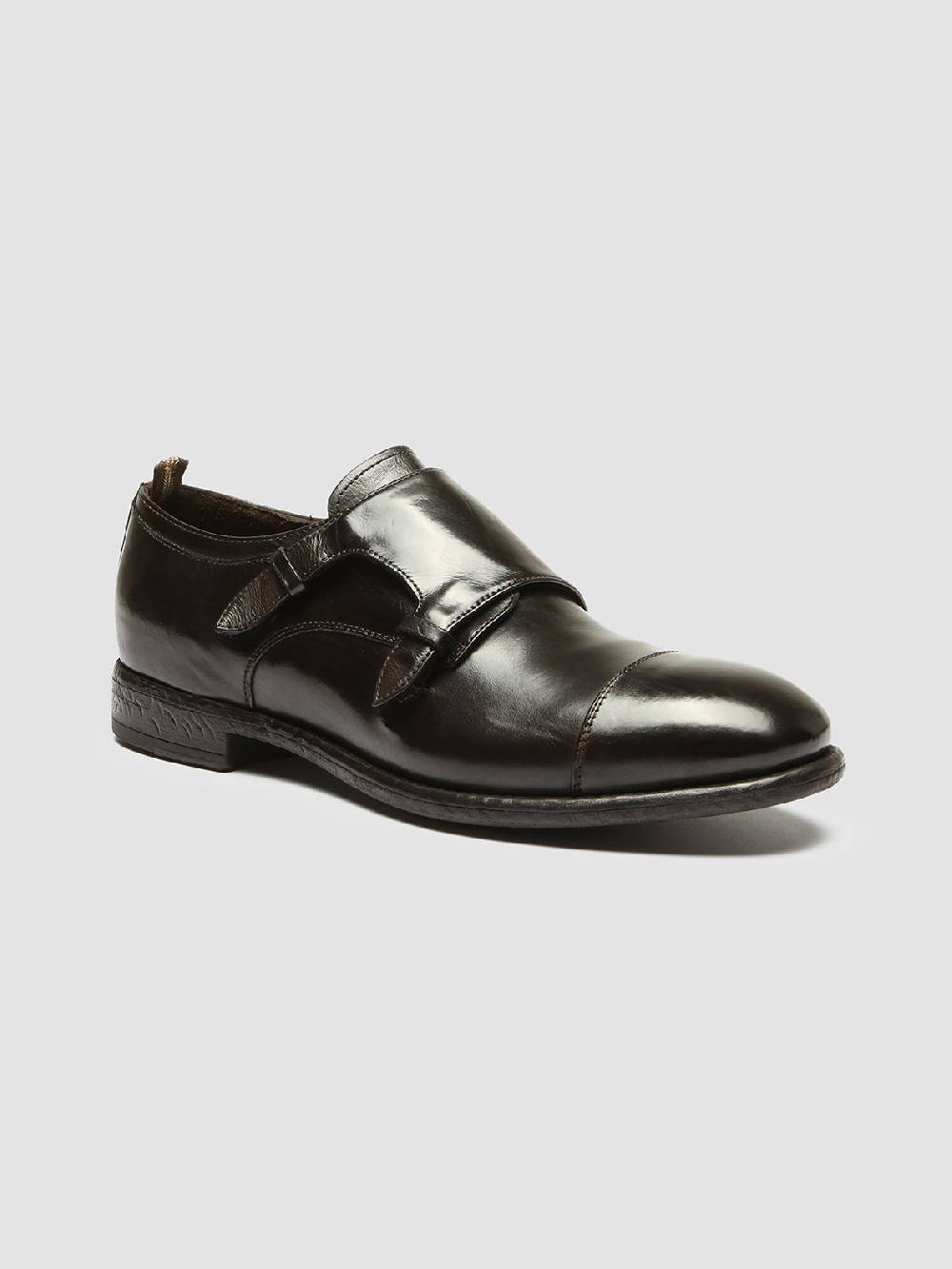 Officine Creative EMORY 017 Derby in Pelle Marrone Nuovo