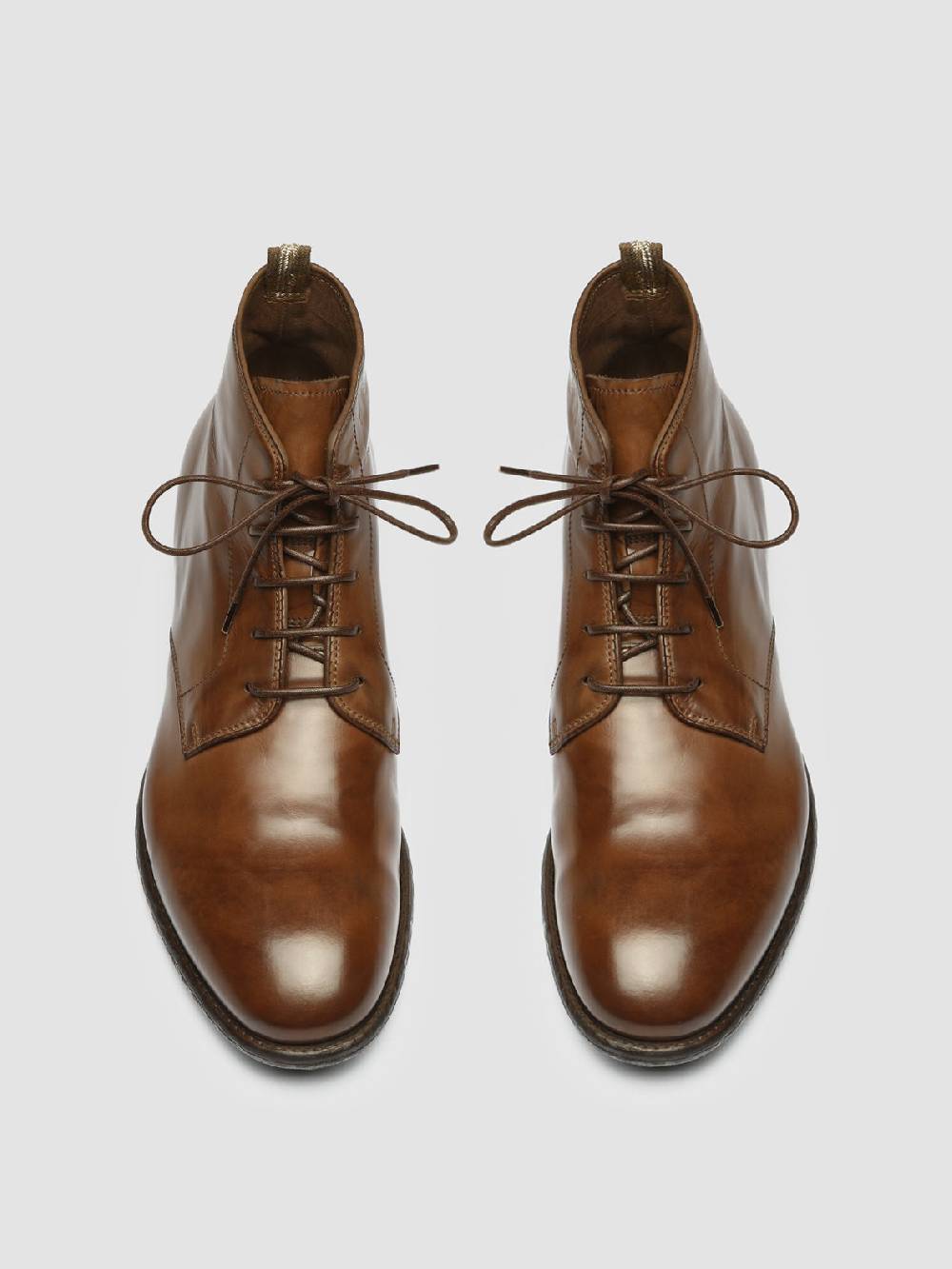 Officine Creative EMORY 023 Stivaletti in Pelle Marrone Promozione