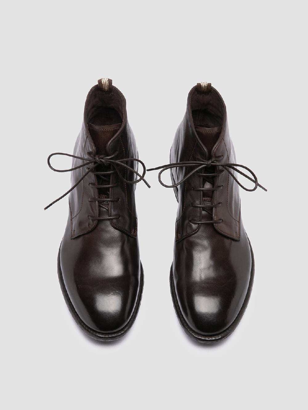 Officine Creative EMORY 023 Stivaletti in Pelle Marrone Spedizione Gratuita