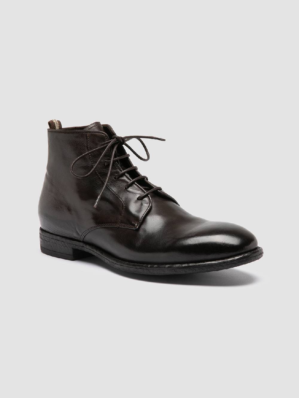 Officine Creative EMORY 023 Stivaletti in Pelle Marrone Spedizione Gratuita