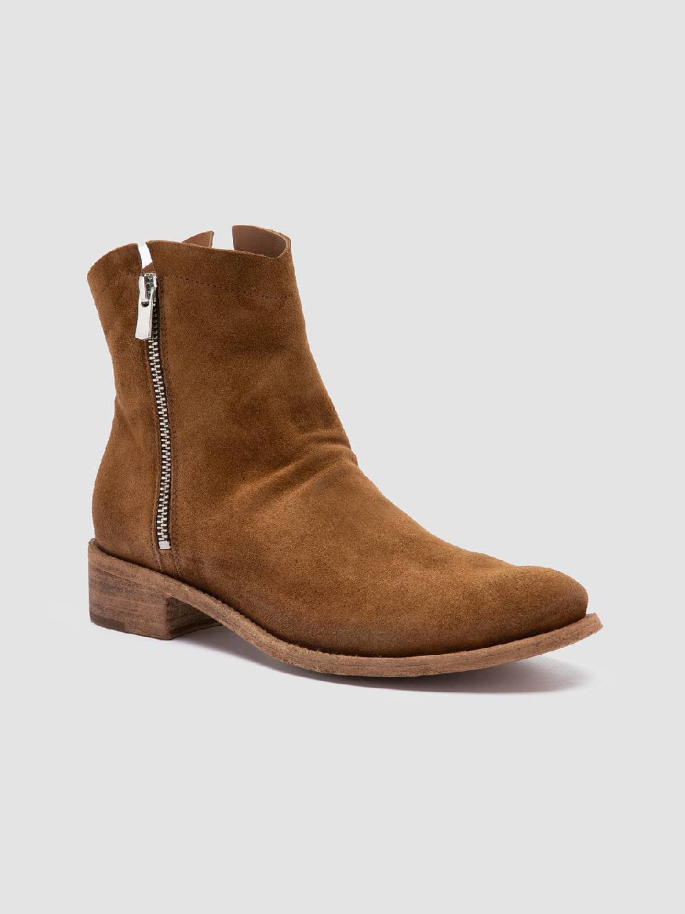 Officine Creative LISON 051 Stivaletti in Pelle Scamosciata Marrone Soddisfazione Garantita