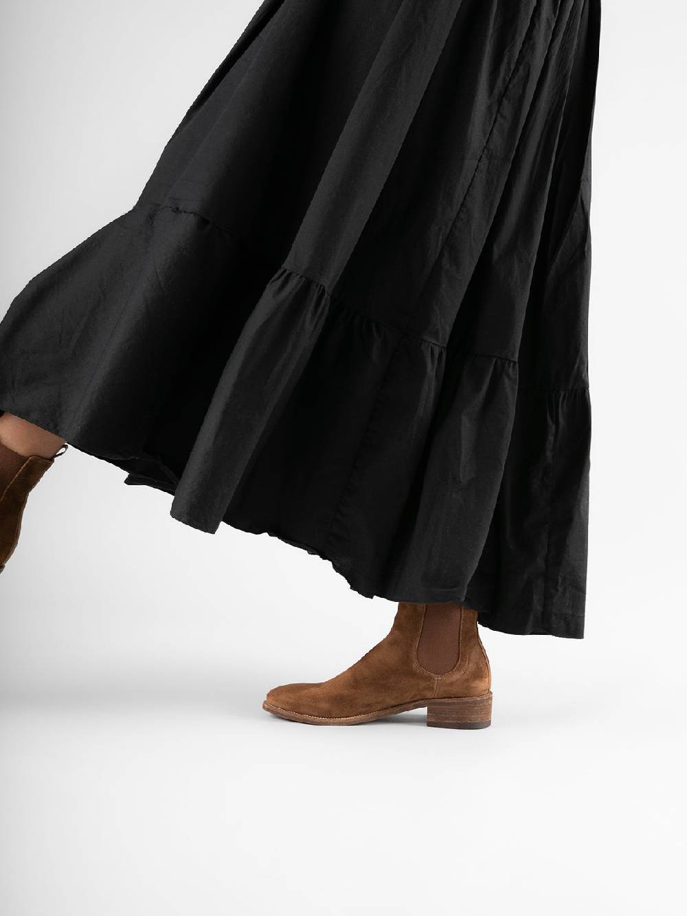 Officine Creative SELINE 029 Stivaletti Chelsea in Pelle Scamosciata Tortora Affare Del Giorno