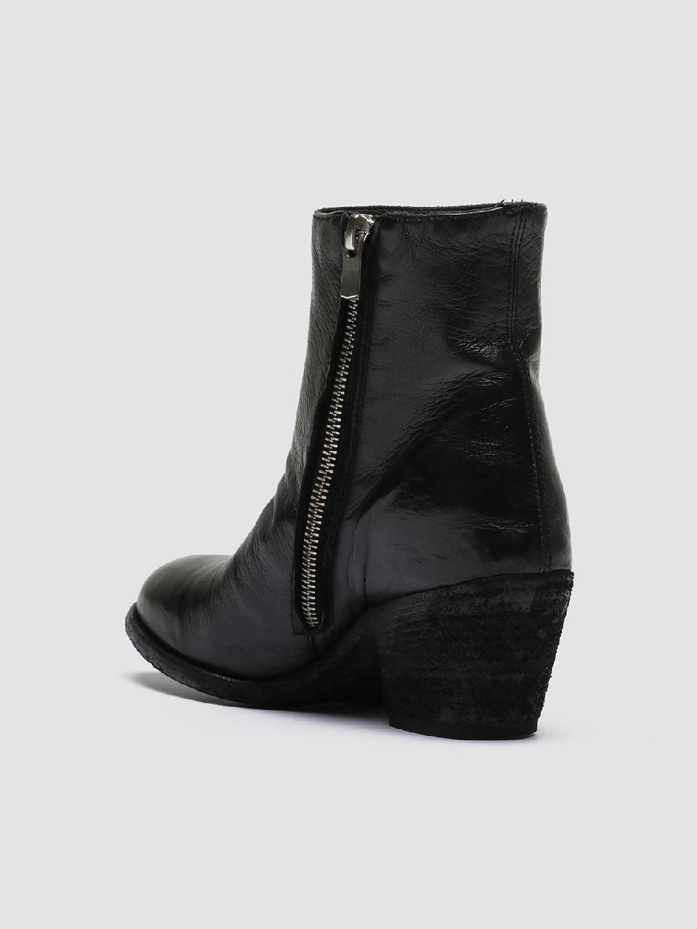 Officine Creative SHERRY 003 Stivaletti in Pelle Nera Prezzo Ridotto