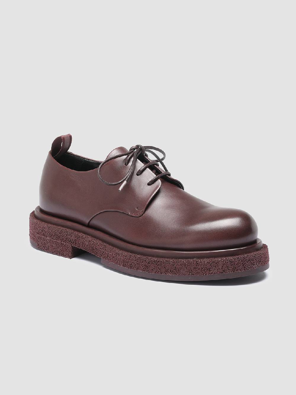 Officine Creative TONAL 100 Derby in Pelle Bordeaux Economico