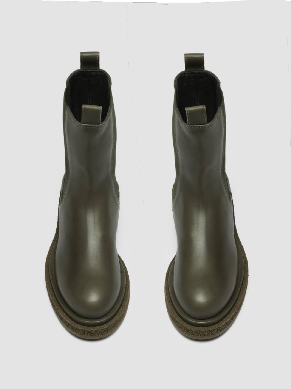 Officine Creative TONAL 105 Stivaletti Chelsea in Pelle Verde Outlet