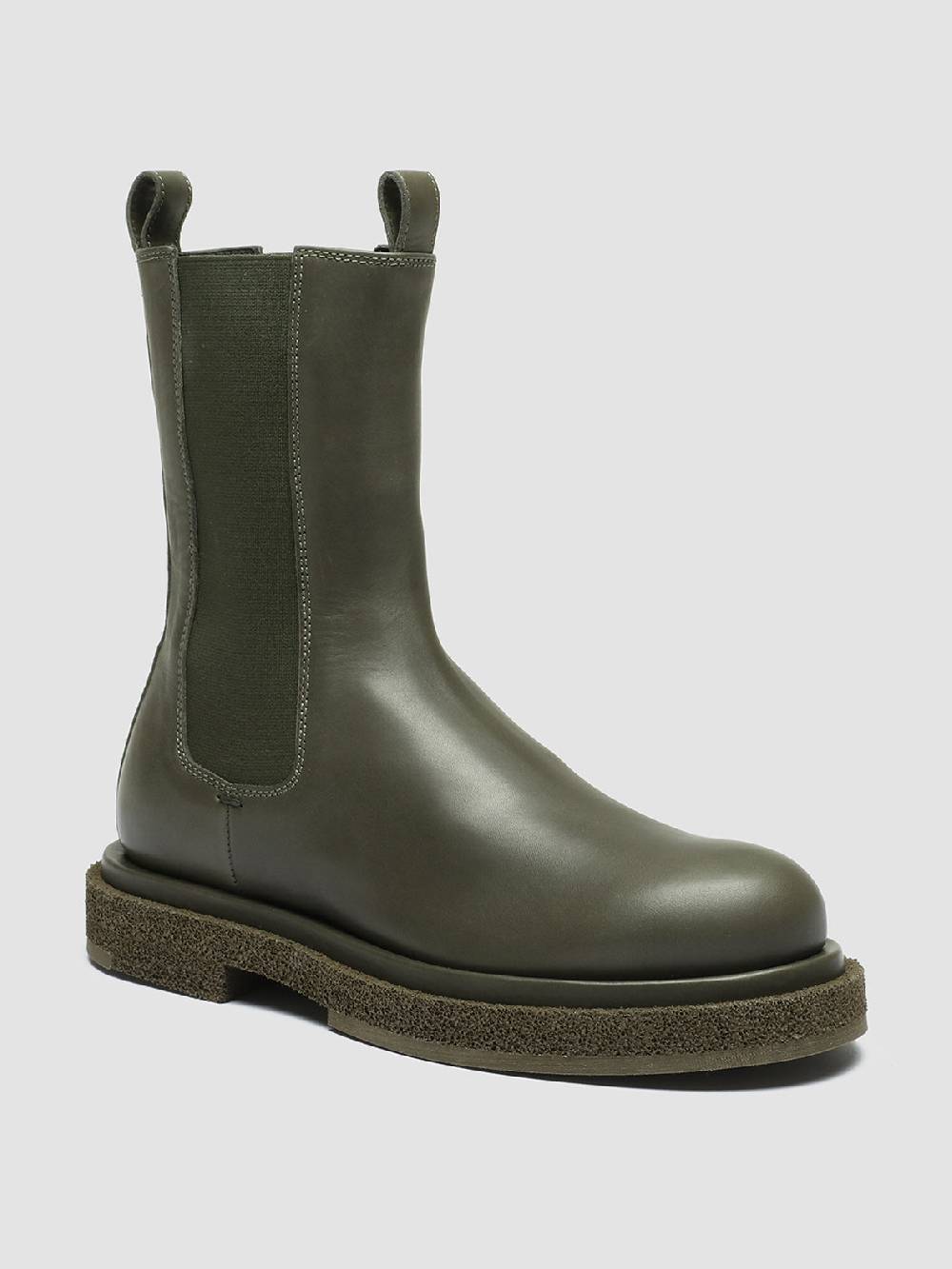 Officine Creative TONAL 105 Stivaletti Chelsea in Pelle Verde Outlet