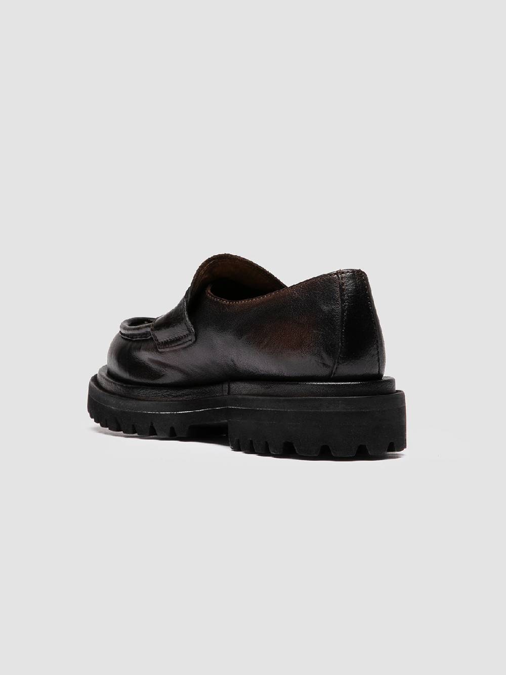 Officine Creative WISAL DD 101 Mocassini in Pelle Marrone Saldi