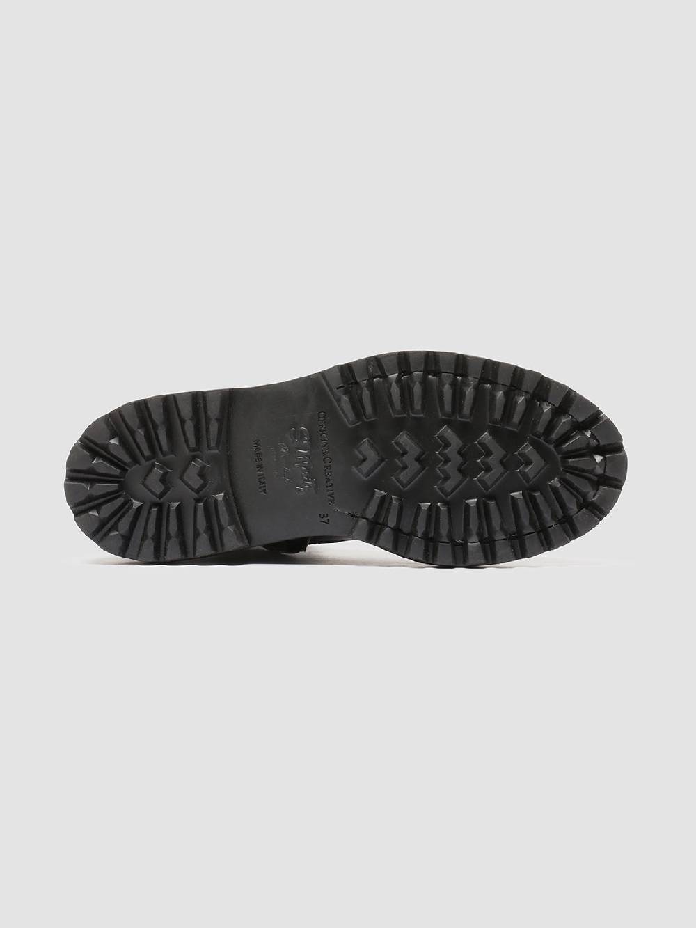 Officine Creative WISAL DD 105 Stivali stringati in Pelle Nera Offerte