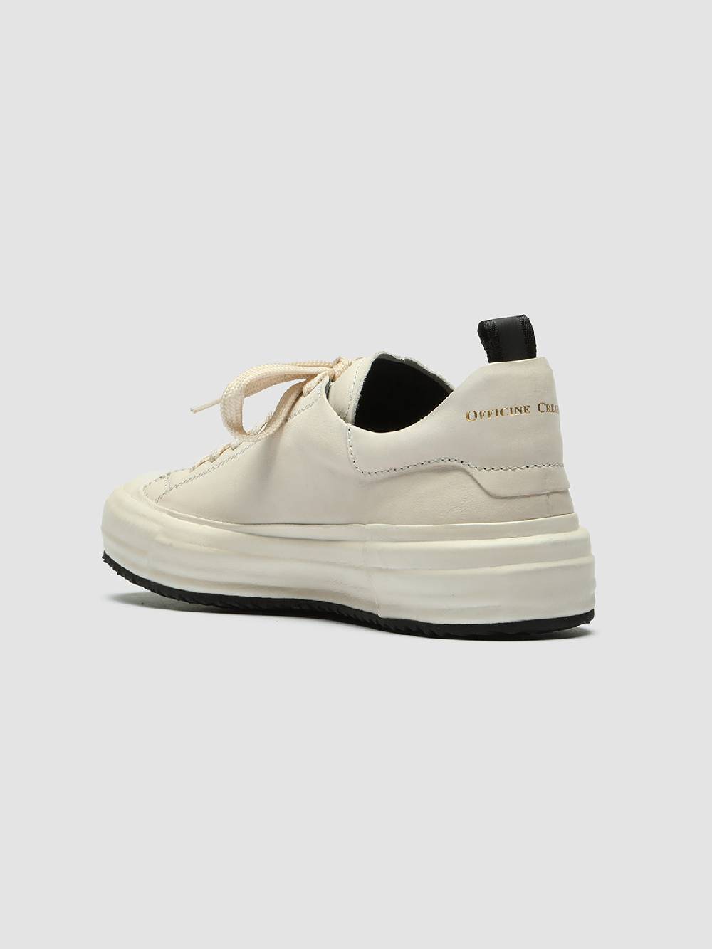 Officine Creative MES 105 Sneaker in Pelle Avorio Vendita Calda