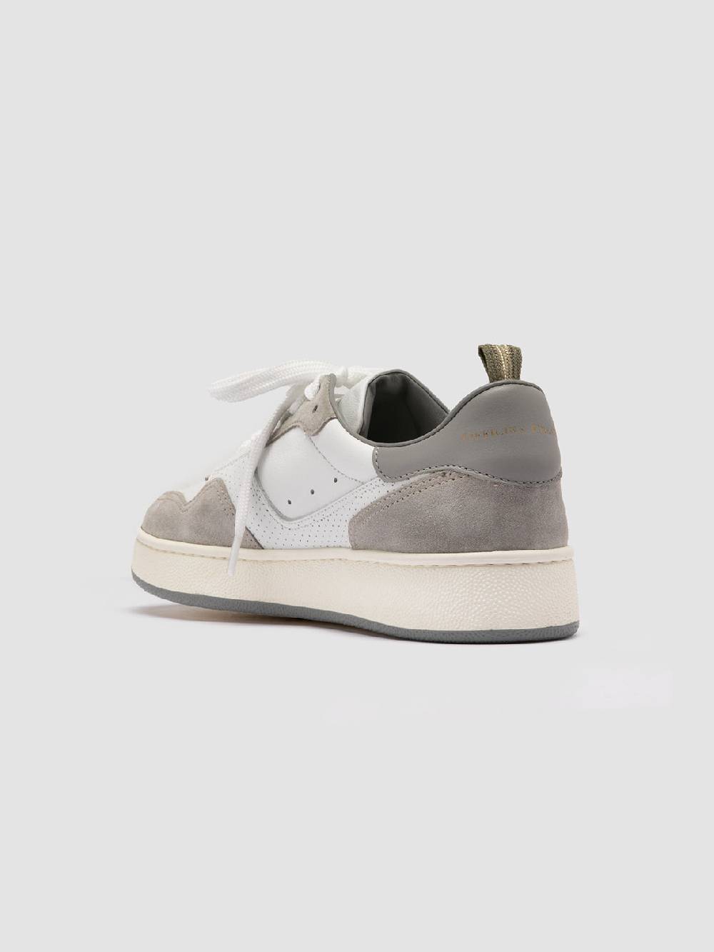 Officine Creative MOWER 120 Sneakers Basse in Pelle e Camoscio Bianca 2025