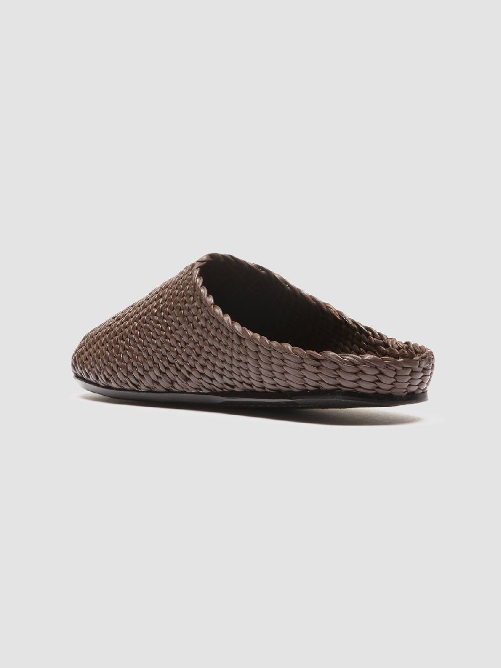 Officine Creative POLLY 001 Sabot in Pelle Marrone Italy