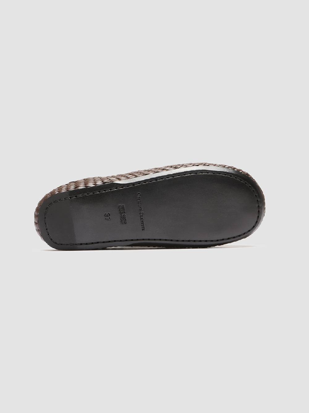 Officine Creative POLLY 001 Sabot in Pelle Marrone Italy