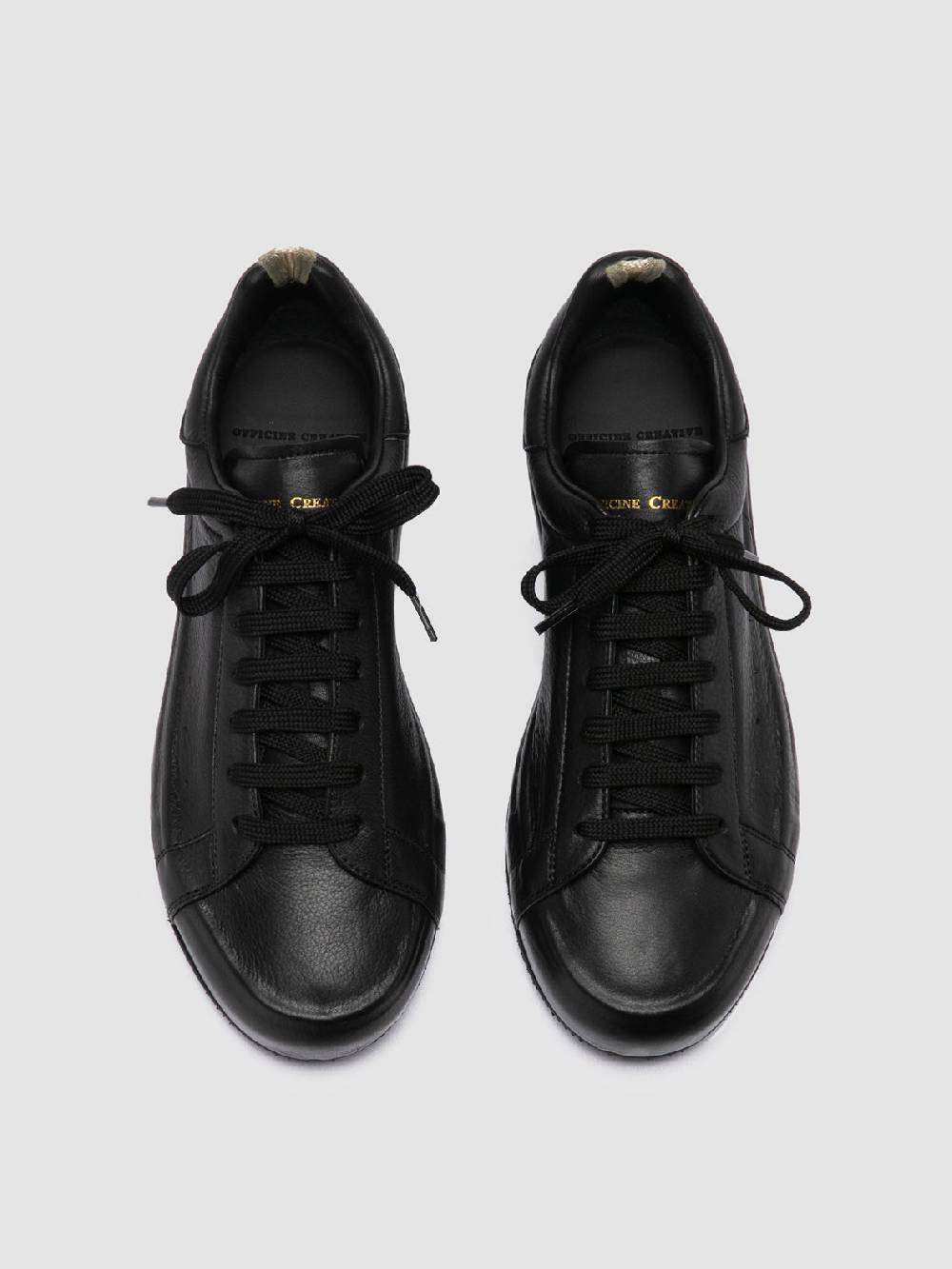 Officine Creative PRIMARY 101 Sneakers in Pelle Nera Italia