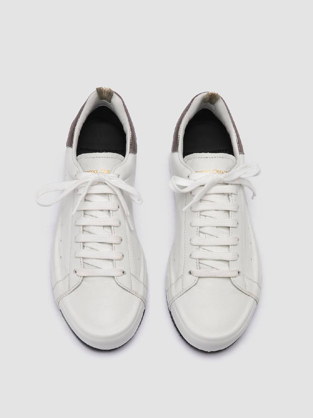 Officine Creative PRIMARY 101 Sneakers in Pelle Bianca Offerta Anniversario