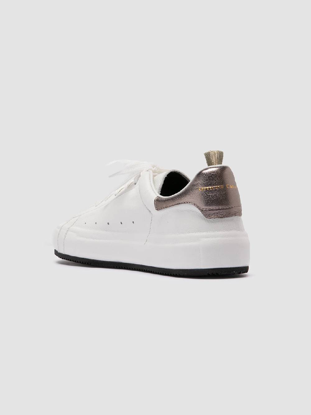 Officine Creative PRIMARY 101 Sneakers in Pelle Bianca Offerta Anniversario