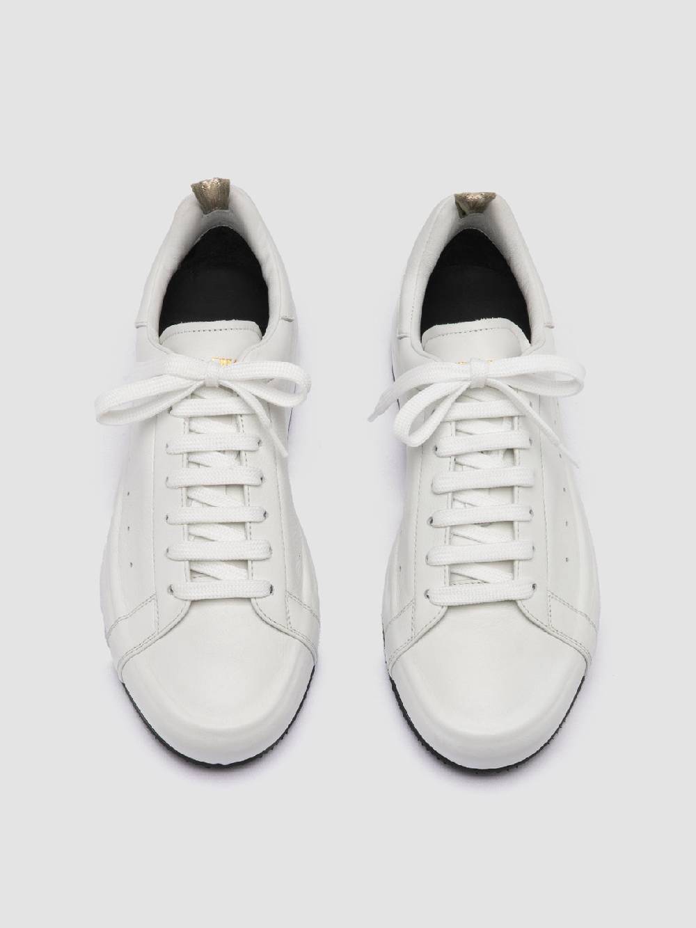 Officine Creative PRIMARY 101 Sneakers in Pelle Bianca Smaltimento dello stoccaggio