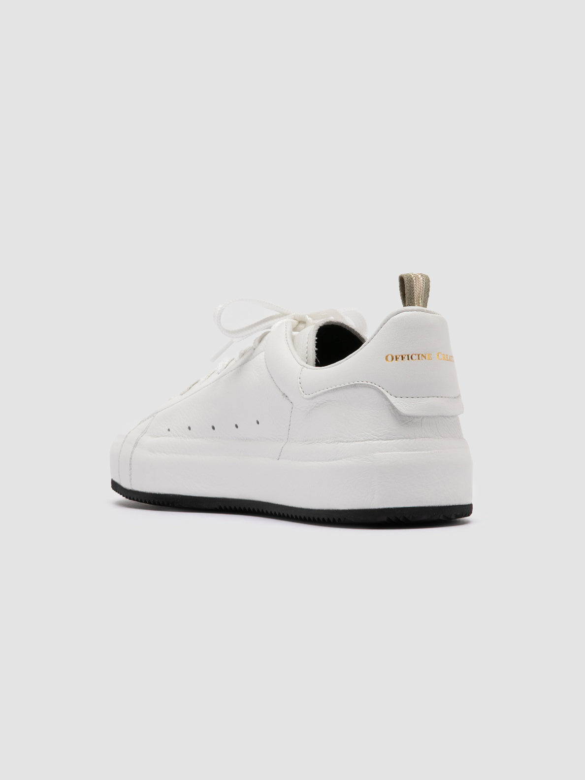 Officine Creative PRIMARY 101 Sneakers in Pelle Bianca Smaltimento dello stoccaggio