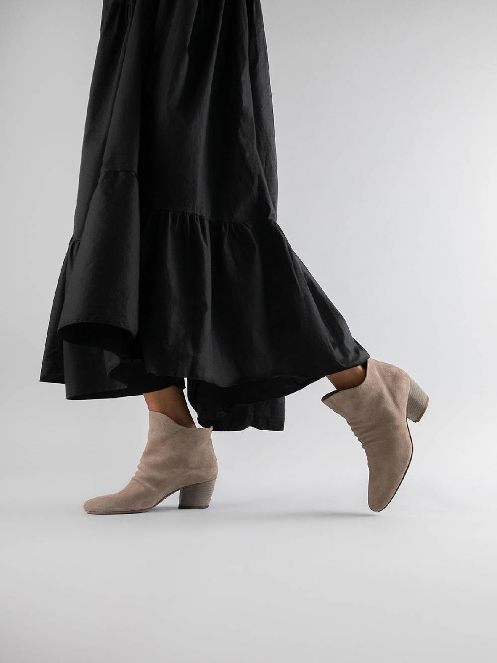 Officine Creative BETH 006 Stivaletti in Pelle Scamosciata Tortora Offerta migliore