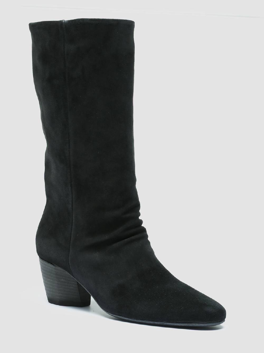 Officine Creative BETH 010 Stivali in Pelle Scamosciata Nera Latest fashion