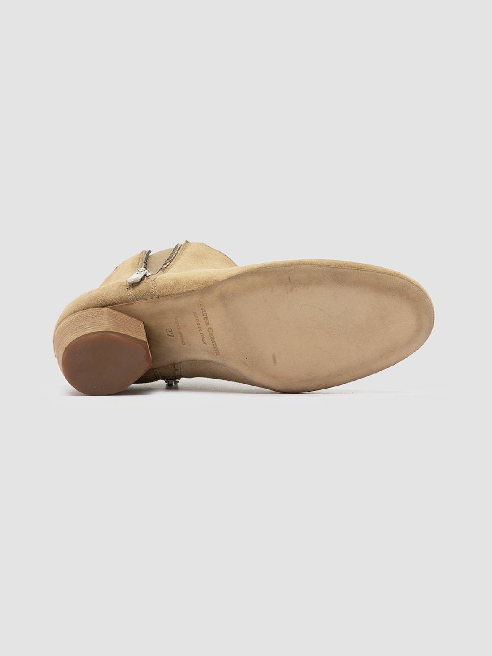 Officine Creative BETH 012 Stivaletti Chelsea in Pelle Scamosciata Marrone Soddisfazione Garantita