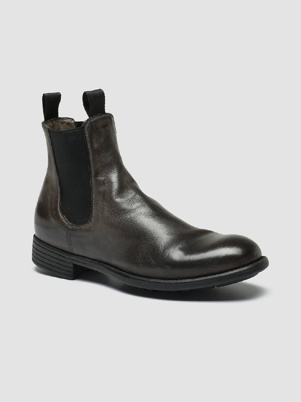 Officine Creative CALIXTE 004 Stivaletti Chelsea in Pelle Grigia Lightning offer