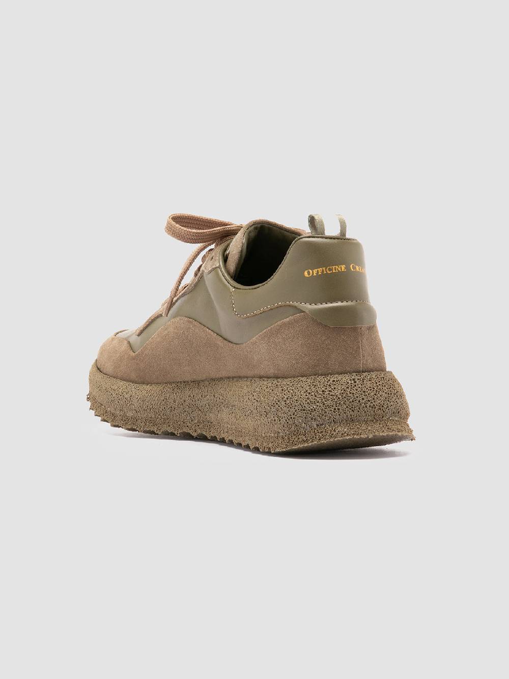 Officine Creative RACE RUBREX 101 Sneakers Basse in Pelle e Camoscio Verde Bestseller