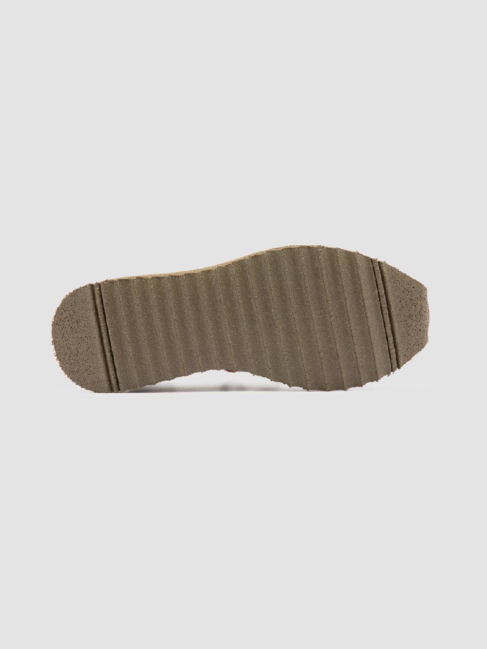 Officine Creative RACE RUBREX 101 Sneakers Basse in Pelle e Camoscio Verde Bestseller