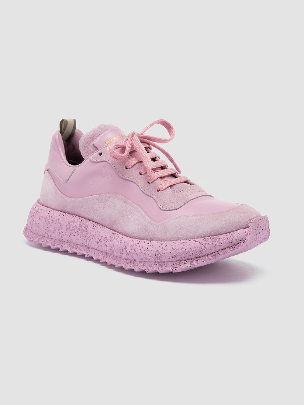 Officine Creative RACE RUBREX 101 Sneakers Basse in Pelle e Camoscio Rosa Offerte stagionali