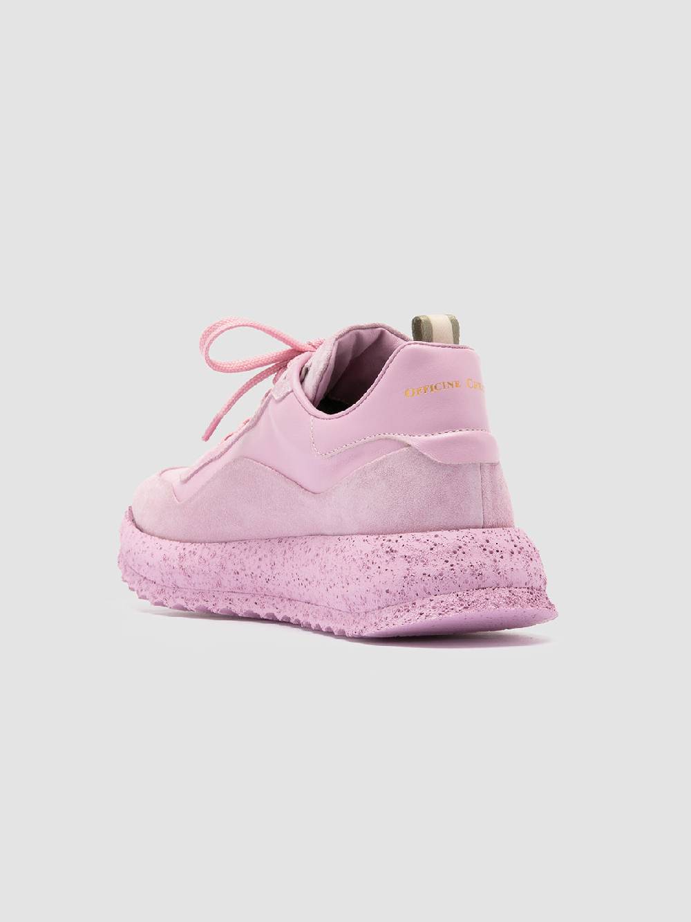Officine Creative RACE RUBREX 101 Sneakers Basse in Pelle e Camoscio Rosa Offerte stagionali