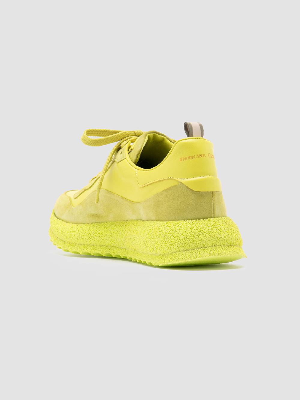 Officine Creative RACE RUBREX 101 Sneakers Basse in Pelle e Camoscio Gialla Comprane uno, ottenene uno gratis