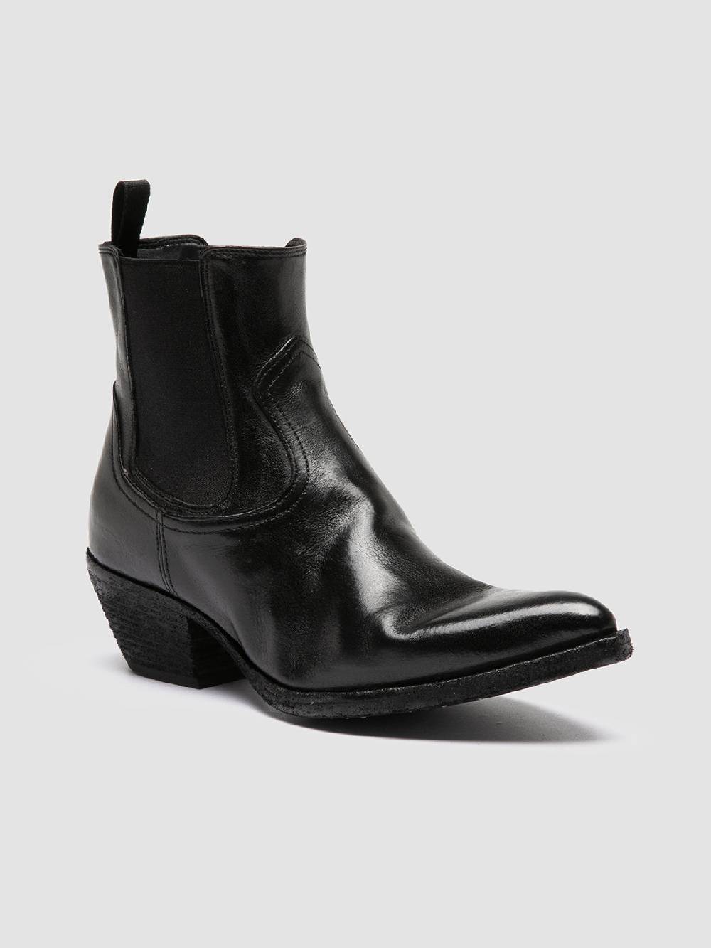 Officine Creative WANDA DD 102 Stivaletti Chelsea in Pelle Nera Online