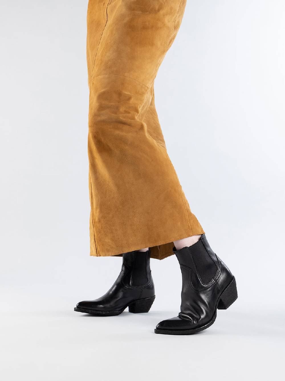 Officine Creative WANDA DD 102 Stivaletti Chelsea in Pelle Nera Online