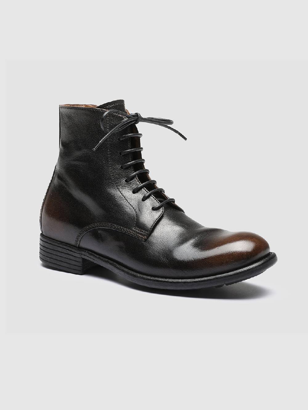 Officine Creative CALIXTE 002 Stivali in Pelle Nera con Zip ACQUISTA ORA