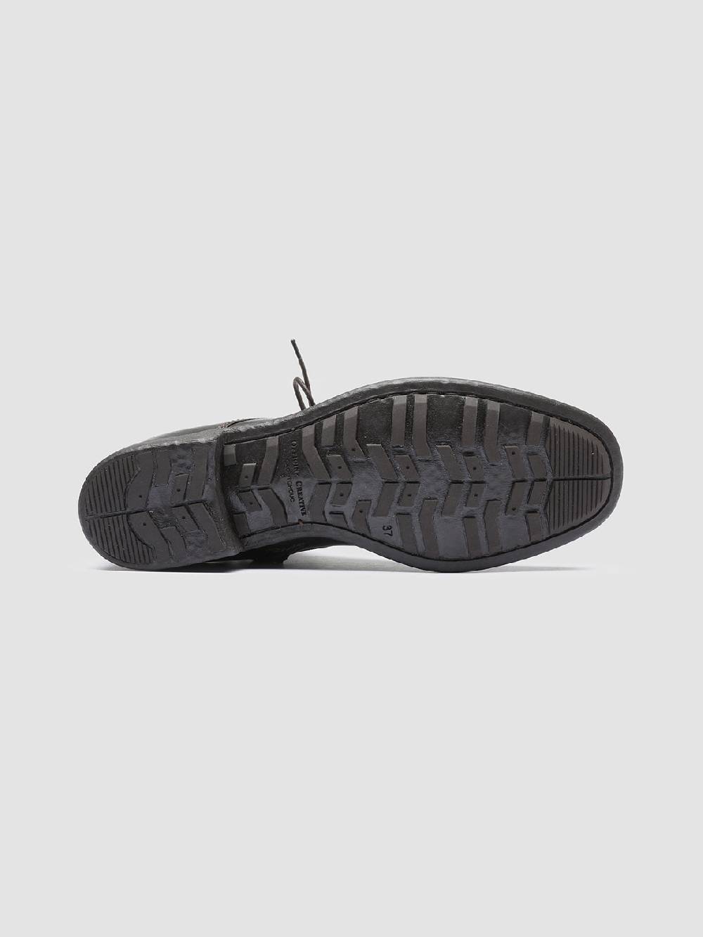 Officine Creative CALIXTE 002 Stivaletti in Pelle Marrone con Zip Offerte