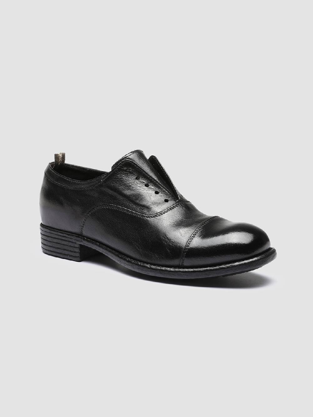 Officine Creative CALIXTE 003 Oxford in Pelle Nera Hotsell