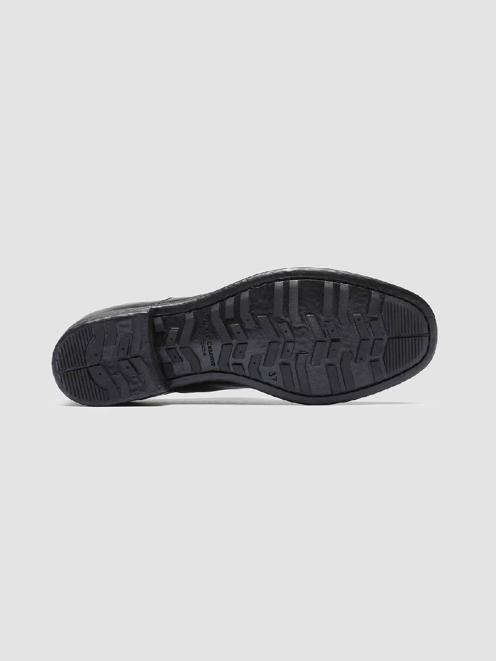 Officine Creative CALIXTE 003 Oxford in Pelle Nera Hotsell