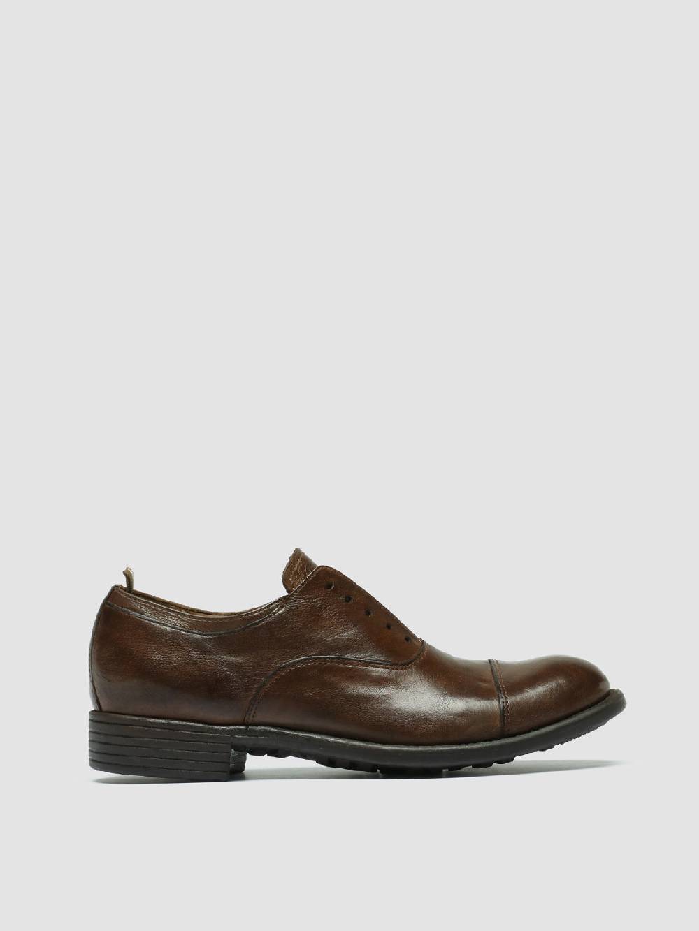 Officine Creative CALIXTE 003 Oxford in Pelle Marrone Ultimo giorno
