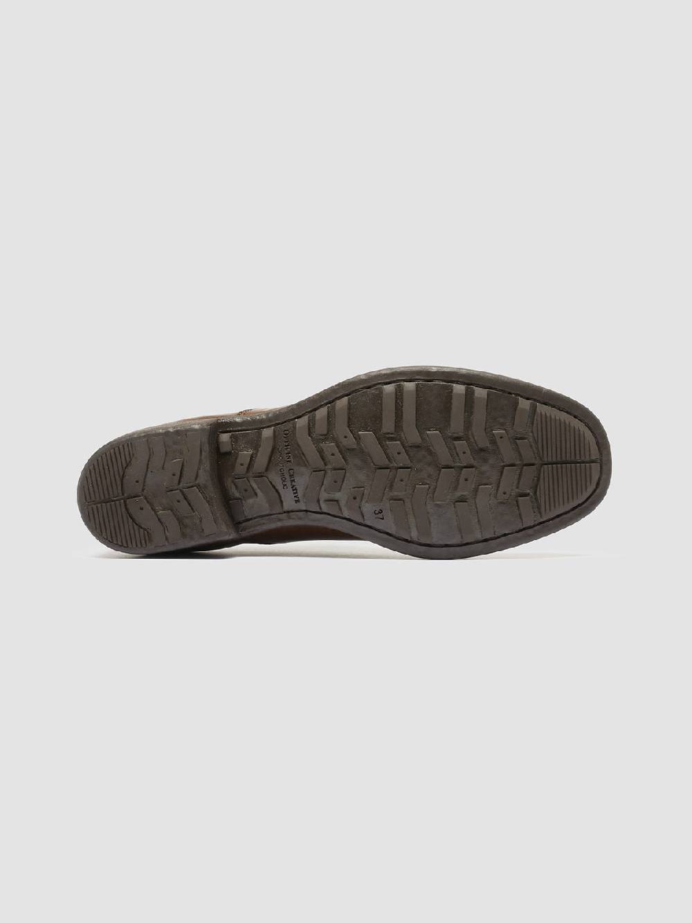 Officine Creative CALIXTE 003 Oxford in Pelle Marrone Ultimo giorno