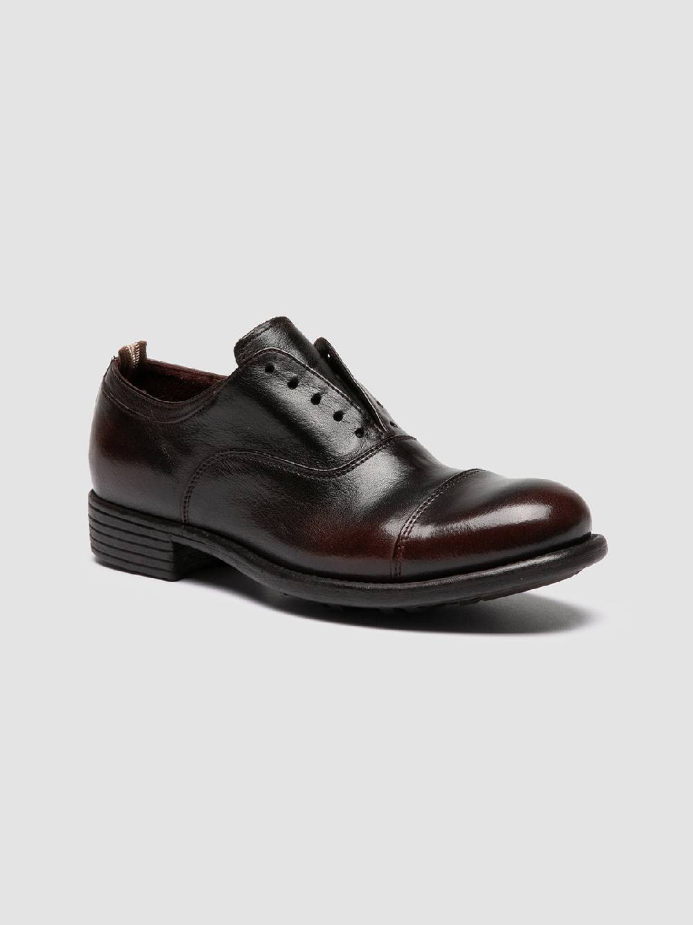 Officine Creative CALIXTE 003 Oxford in Pelle Marrone Promozione temporanea