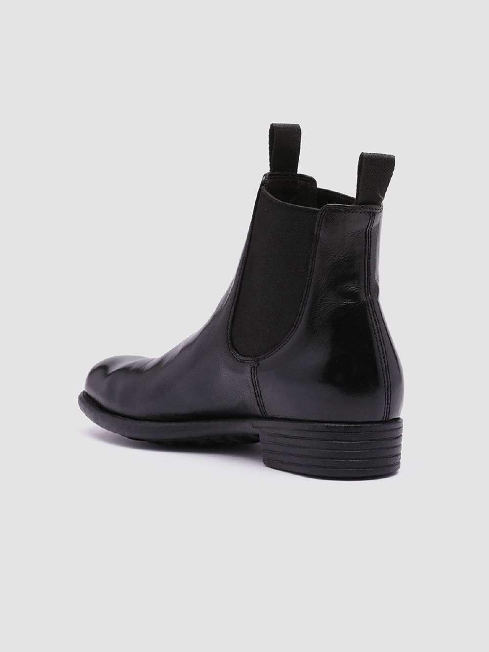 Officine Creative CALIXTE 004 Stivaletti Chelsea in Pelle Nera Fino al 50% di sconto