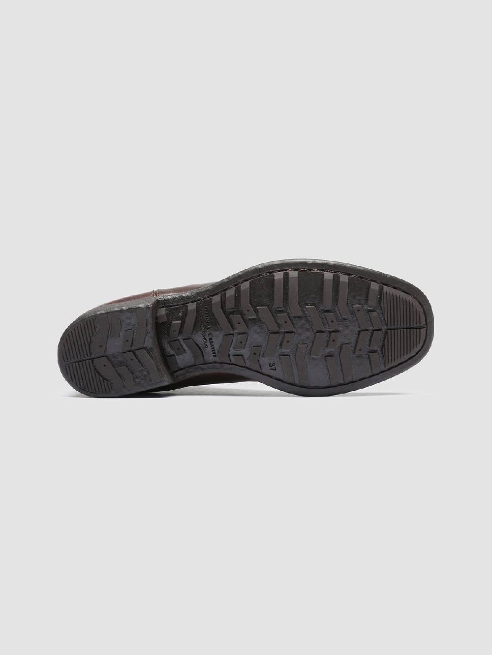 Officine Creative CALIXTE 004 Stivaletti Chelsea in Pelle Marrone Fino al 60% di sconto