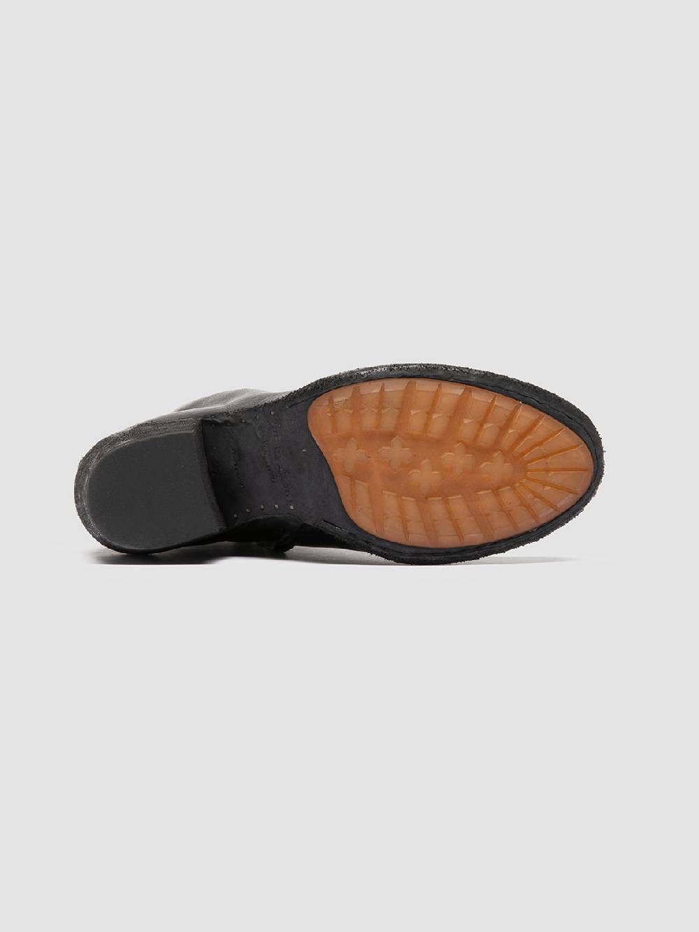 Officine Creative GODEAU 001 Stivali con Zip in Pelle Nera Solo un giorno rimasto