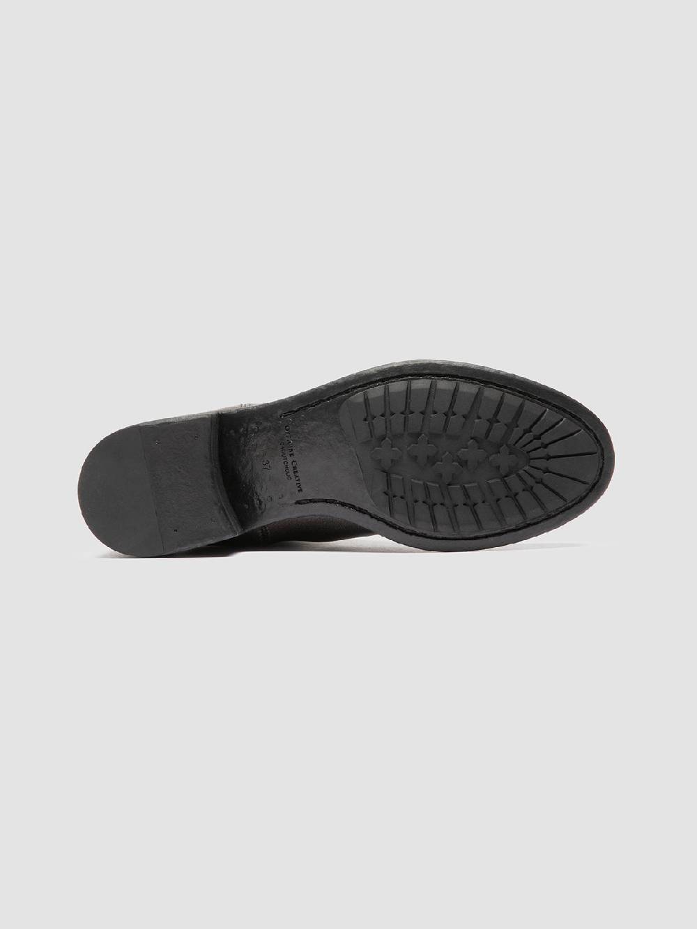 Officine Creative LIS 003 Stivaletti Chelsea in Pelle Grigia In Linea